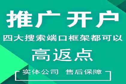 搜索开户返点政策下的用户增长案例